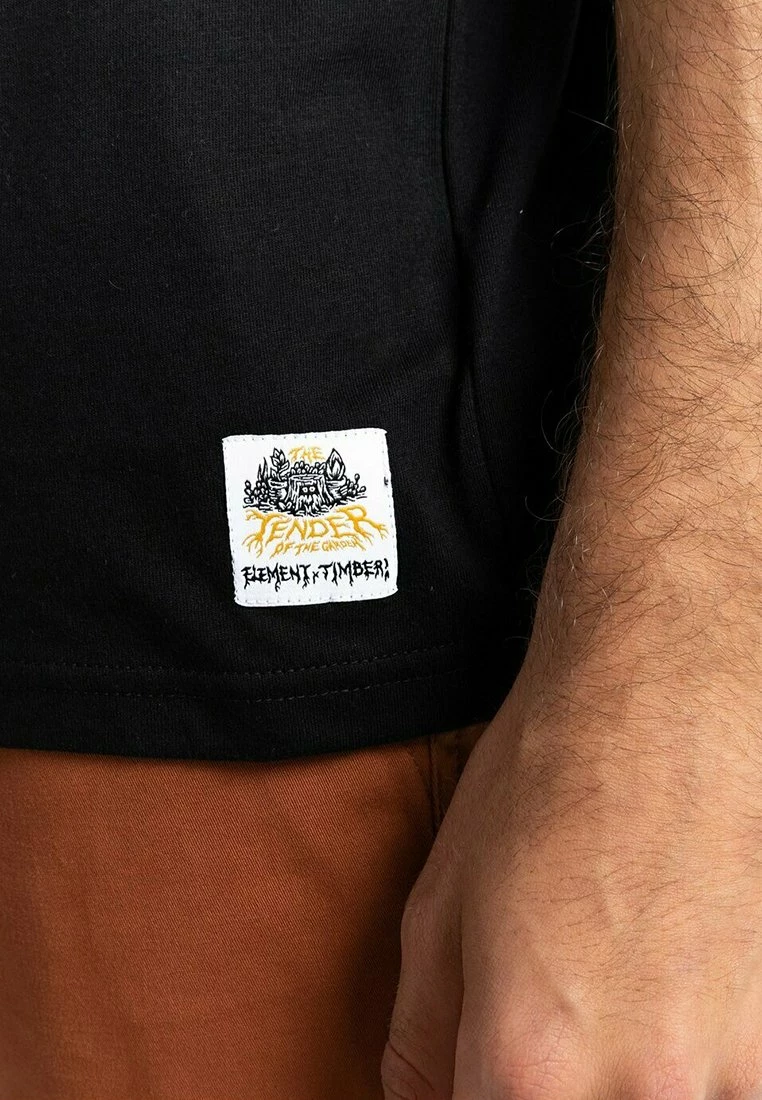 Element MANCHES COURTES HOMME T Shirt Imprimé Flint Black â Image 5