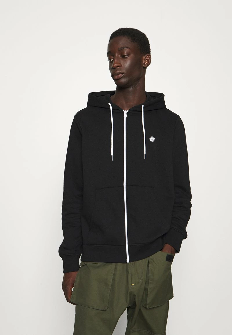 Element Homme CORNELL CLASSIC Sweat à Capuche Zippé Flint Black