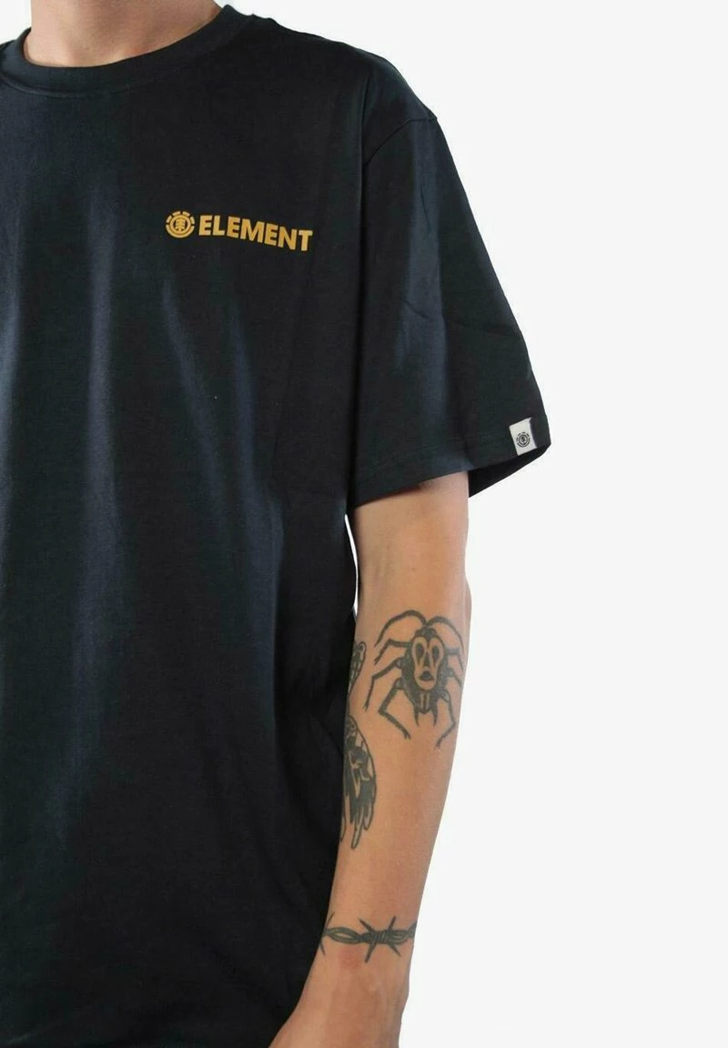 Element BLAZIN CHEST T Shirt Imprimé Eclipse Navy Homme â Image 3
