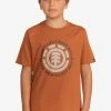Element SEAL T Shirt Imprimé Mocha Bisque Enfant