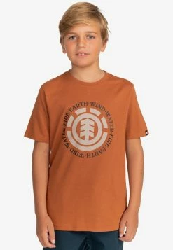 Element SEAL T Shirt Imprimé Mocha Bisque Enfant