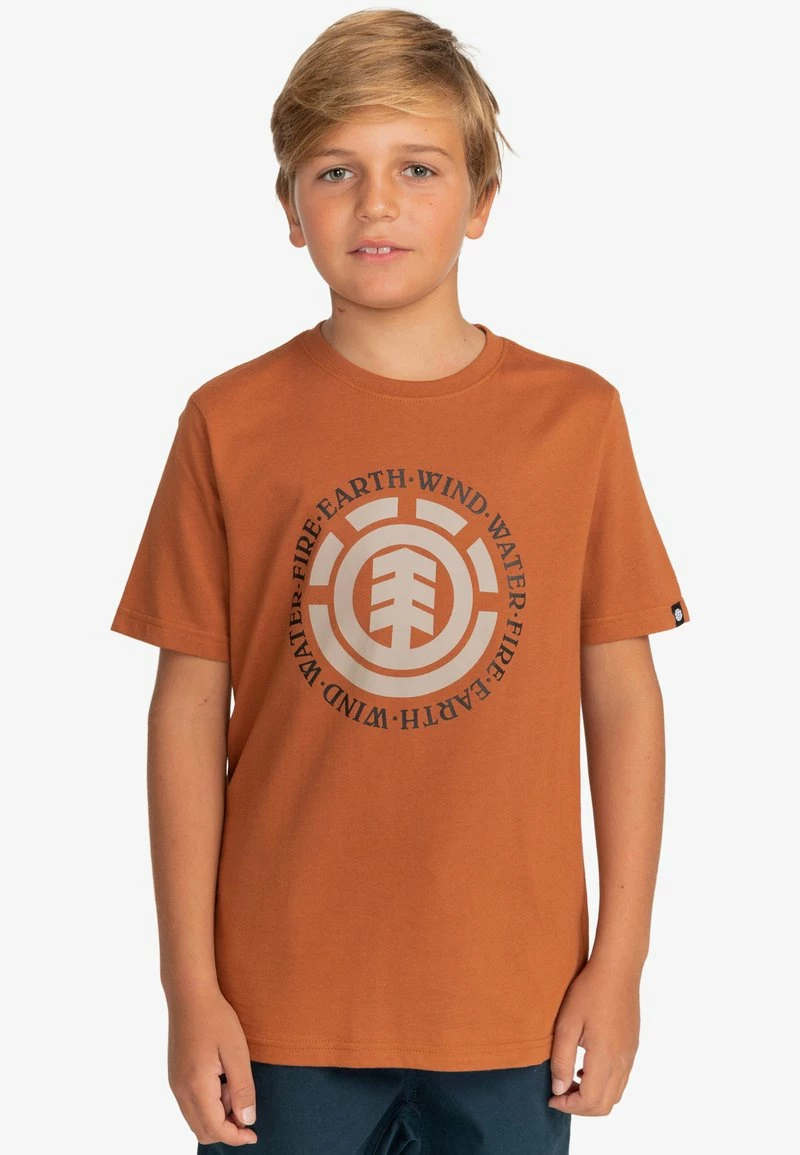 Element SEAL T Shirt Imprimé Mocha Bisque Enfant