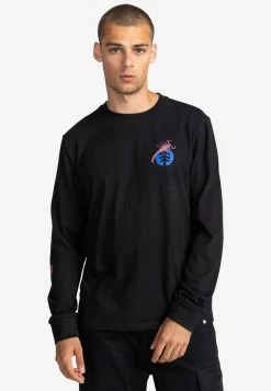 Element Homme CATRON T Shirt à Manches Longues Flint Black