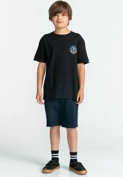 Element Enfant MAGMA ICON T Shirt Imprimé Flint Black