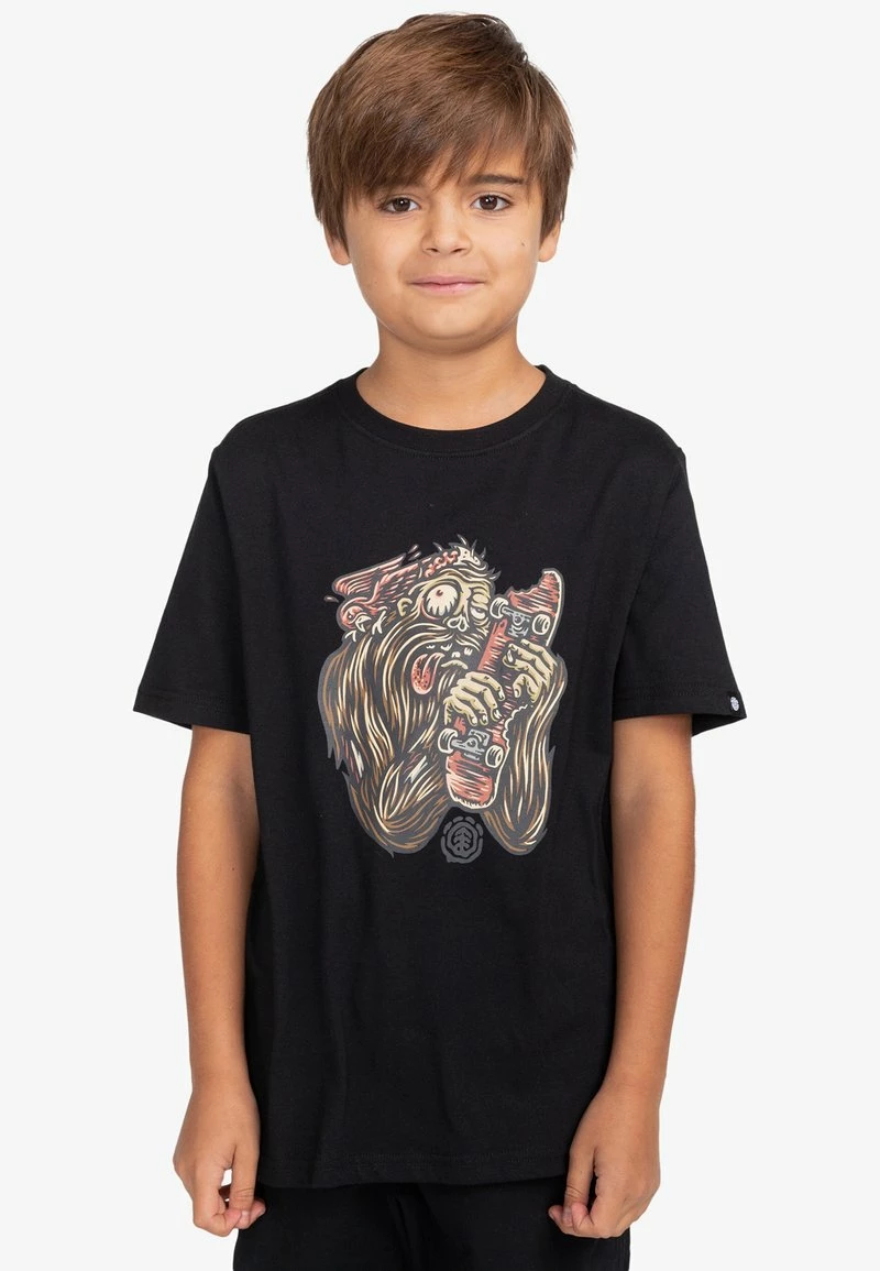 Element Manches Courtes T Shirt Imprimé Flint Black Enfant â Image 2