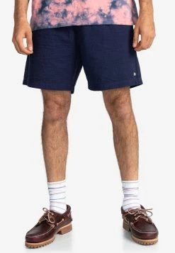 Element Homme Short Blue Seersucker