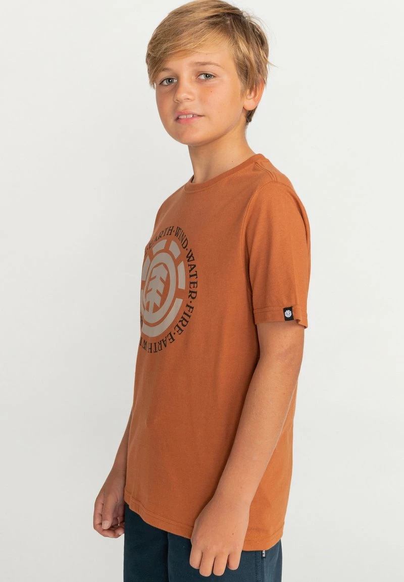 Element SEAL T Shirt Imprimé Mocha Bisque Enfant â Image 3