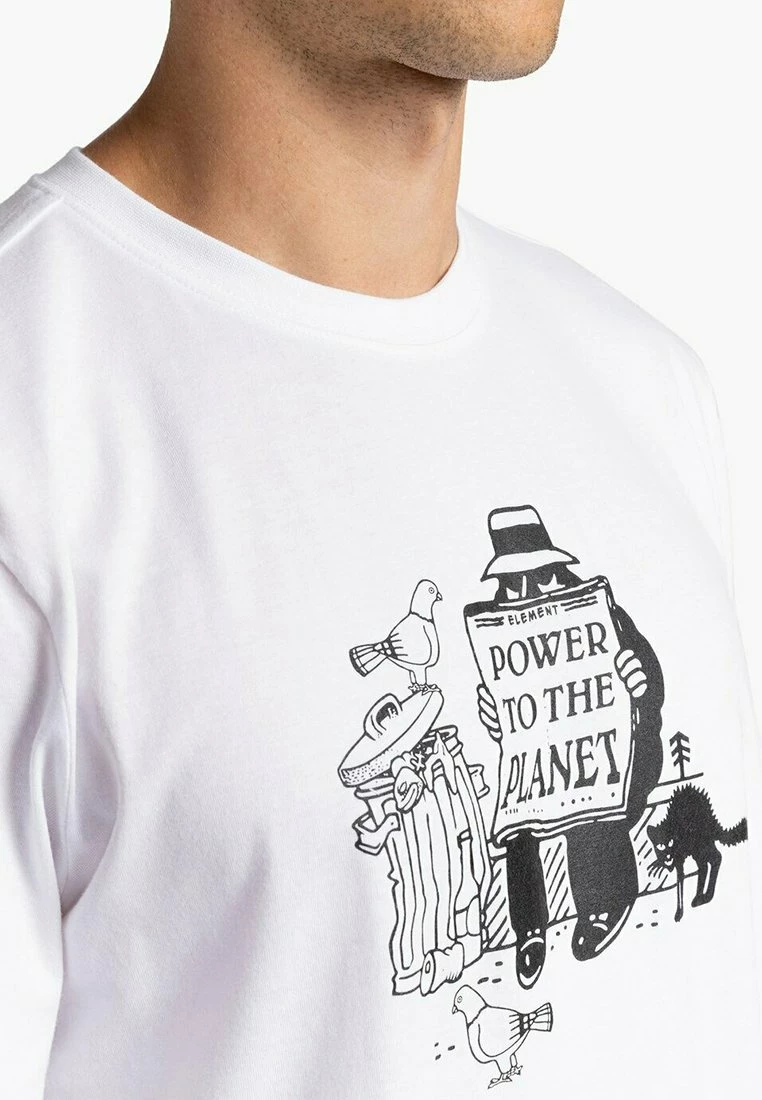 Element Homme T Shirt Imprimé Optic White â Image 4