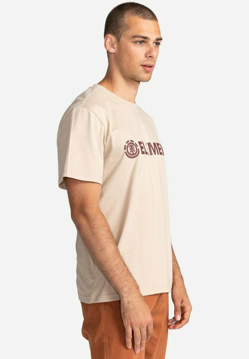 Element BLAZIN T Shirt Imprimé Oxford Tan Homme â Image 4