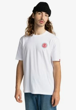 Element T Shirt Imprimé Optic White Homme