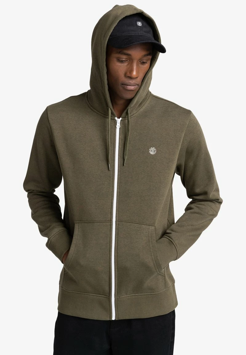 Element Homme CORNELL CLASSIC Sweat à Capuche Zippé Army