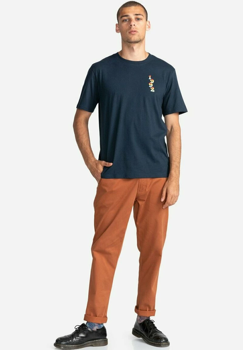 Element MANCHES COURTES T Shirt Imprimé Eclipse Navy Homme â Image 2