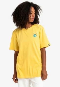 Element Homme T Shirt Imprimé Cream Gold