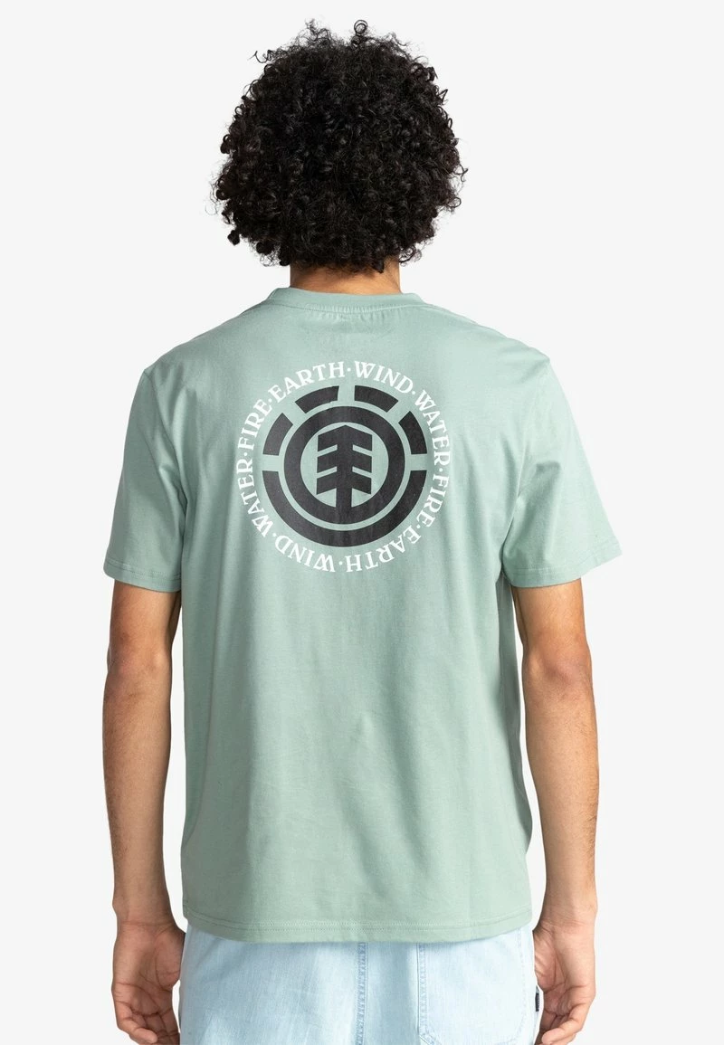 Element T Shirt Imprimé Chinois Green Homme â Image 3