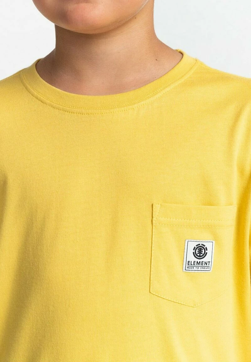 Element BASIC LABEL MANCHES COURTES T Shirt Basique Cream Gold Enfant â Image 4