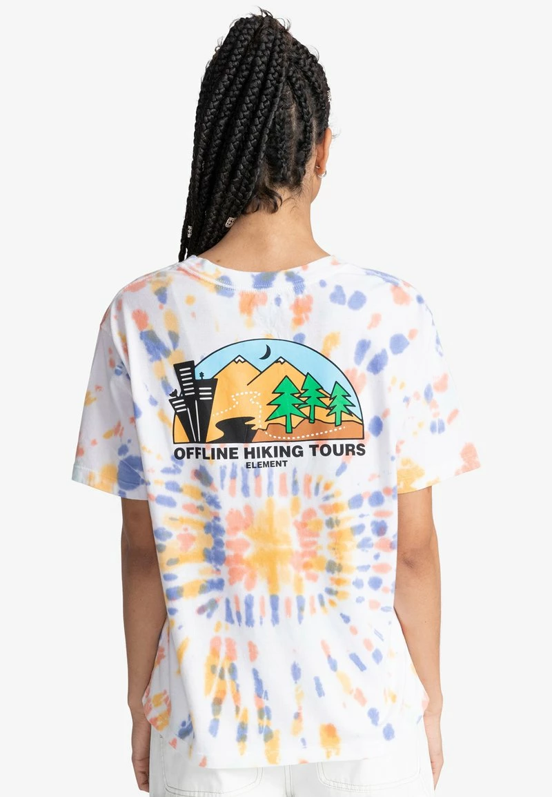 Element Femme MANCHES COURTES T Shirt Imprimé Apricot â Image 3