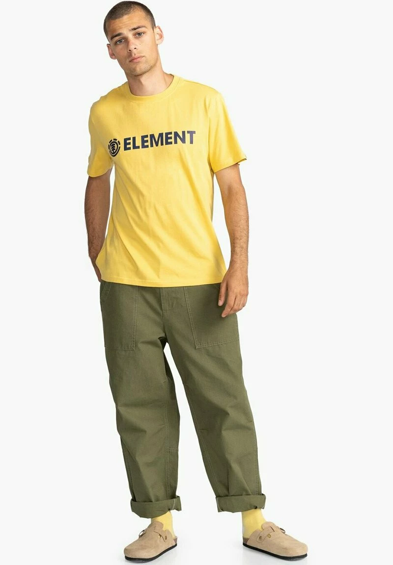Element BLAZIN T Shirt Imprimé Cream Gold Homme â Image 2