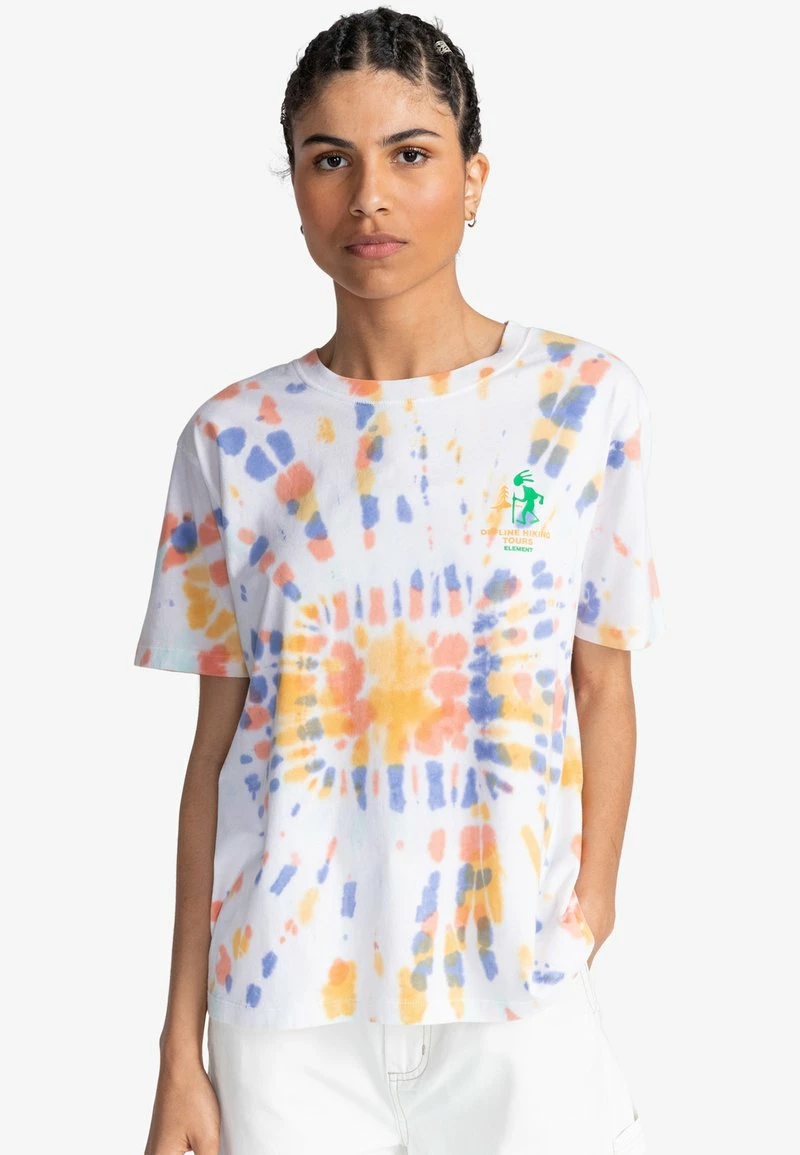 Element Femme MANCHES COURTES T Shirt Imprimé Apricot