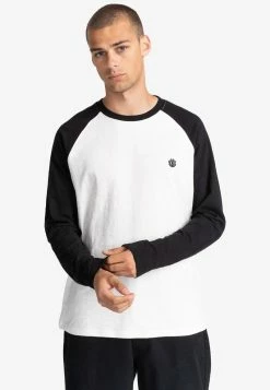 Element T Shirt à Manches Longues Flint Black Homme