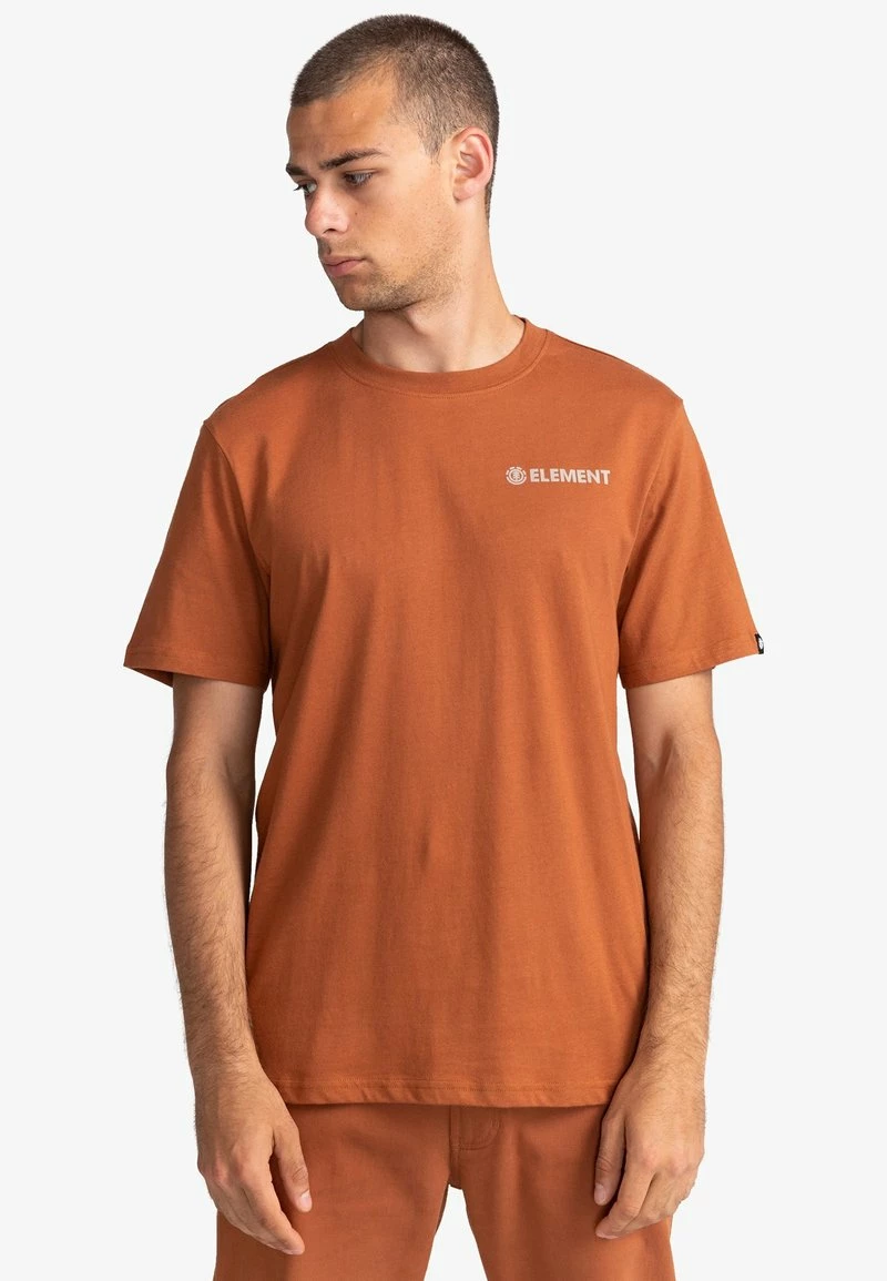 Element Homme BLAZIN CHEST T Shirt Imprimé Mocha Bisque