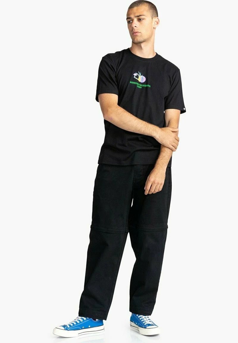 Element SPORES MANCHES COURTES T Shirt Imprimé Flint Black Homme â Image 2