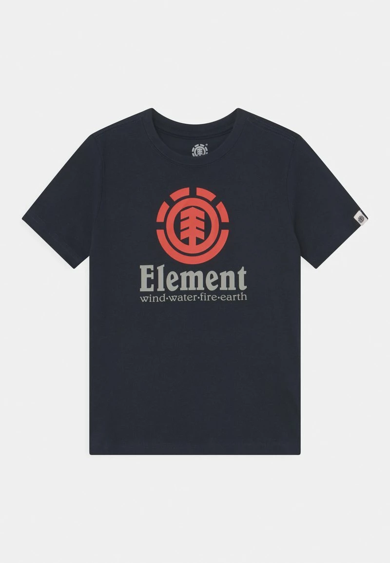 Element Enfant VERTICAL SS YOUTH T Shirt Imprimé Eclipse Navy