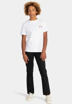 Element Enfant Manches Courtes T Shirt Imprimé Optic White