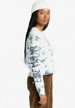 Element RAVANA T Shirt à Manches Longues Limestone Femme