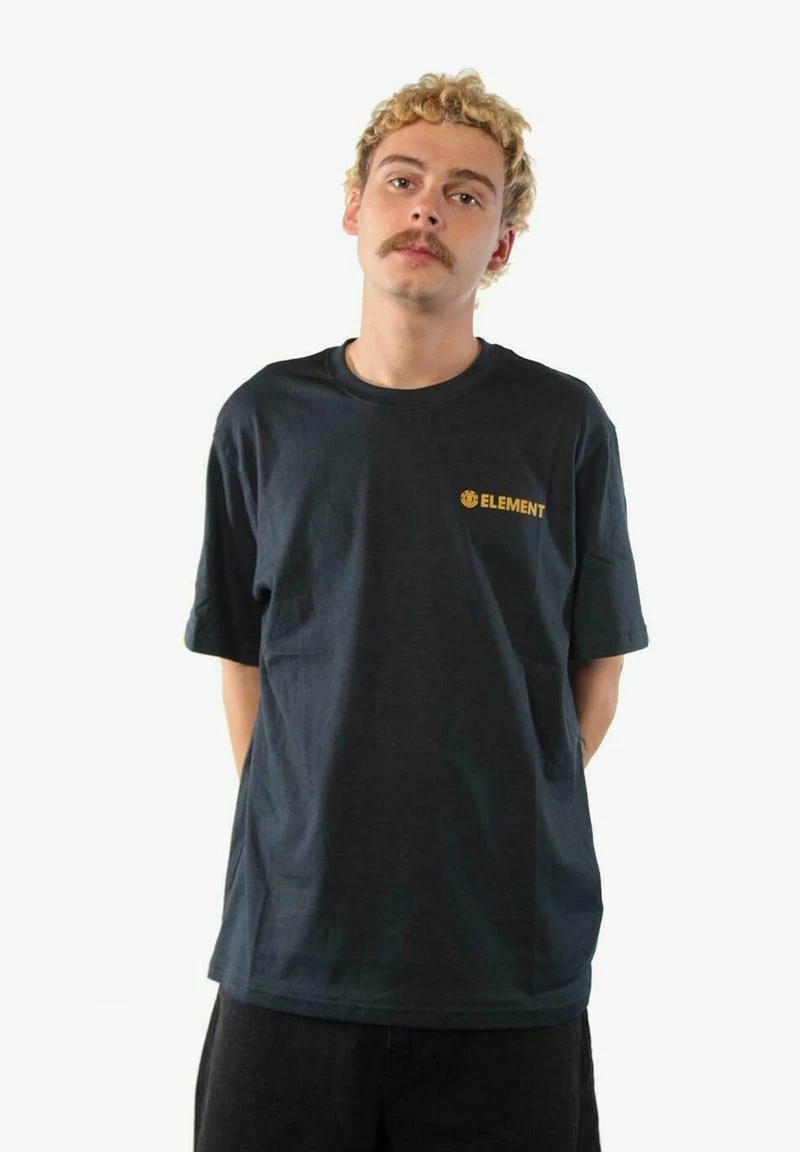 Element BLAZIN CHEST T Shirt Imprimé Eclipse Navy Homme