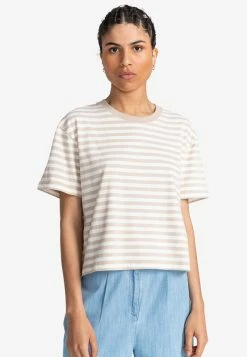 Element T Shirt Imprimé Oxford Tan Femme