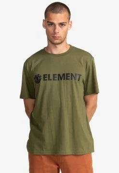 Element BLAZIN T Shirt Imprimé Winter Moss Homme