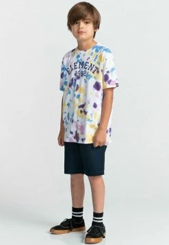 Element Manches Courtes T Shirt Imprimé Light Magma Enfant