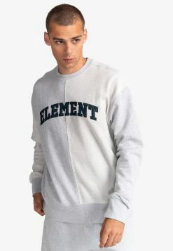 Element CROSSFIELD Sweatshirt Grey Heather Homme