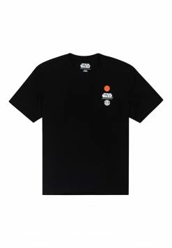 STAR WARS X ELEMENT POUR T Shirt Imprimé Flint Black Homme