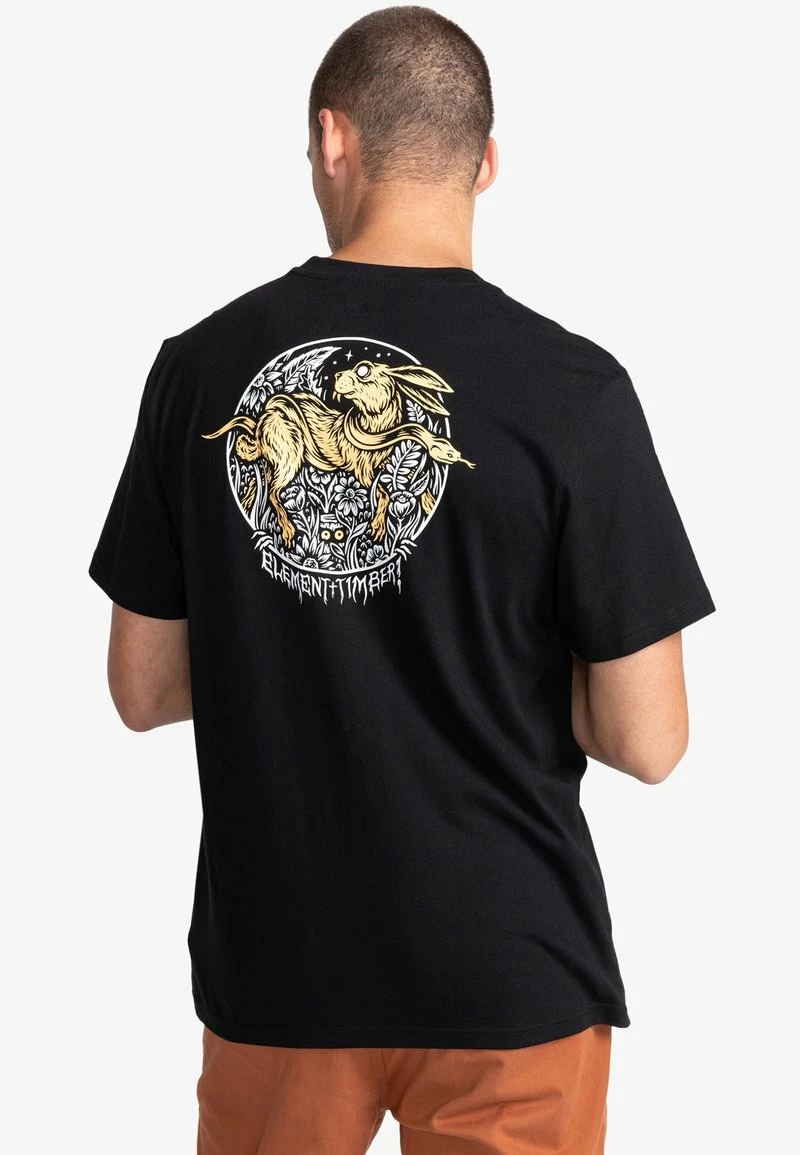Element MANCHES COURTES HOMME T Shirt Imprimé Flint Black â Image 3