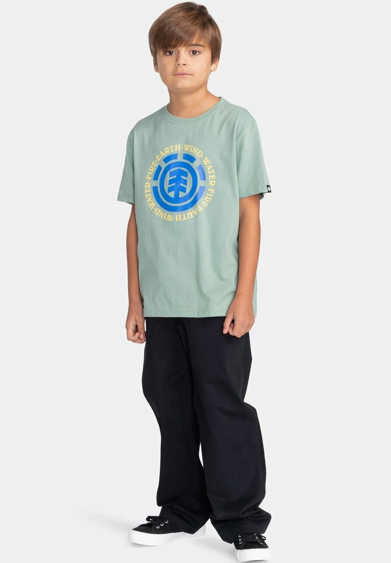 Element SEAL T Shirt Imprimé Chinois Green Enfant