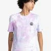 Element Homme KETCH MANCHES COURTES T Shirt Imprimé Tie Dye Purp
