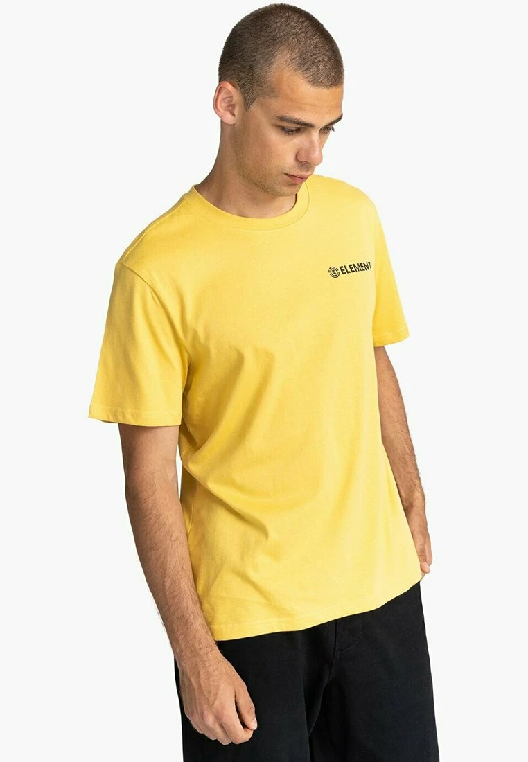 Element Homme BLAZIN CHEST T Shirt Imprimé Cream Gold â Image 4