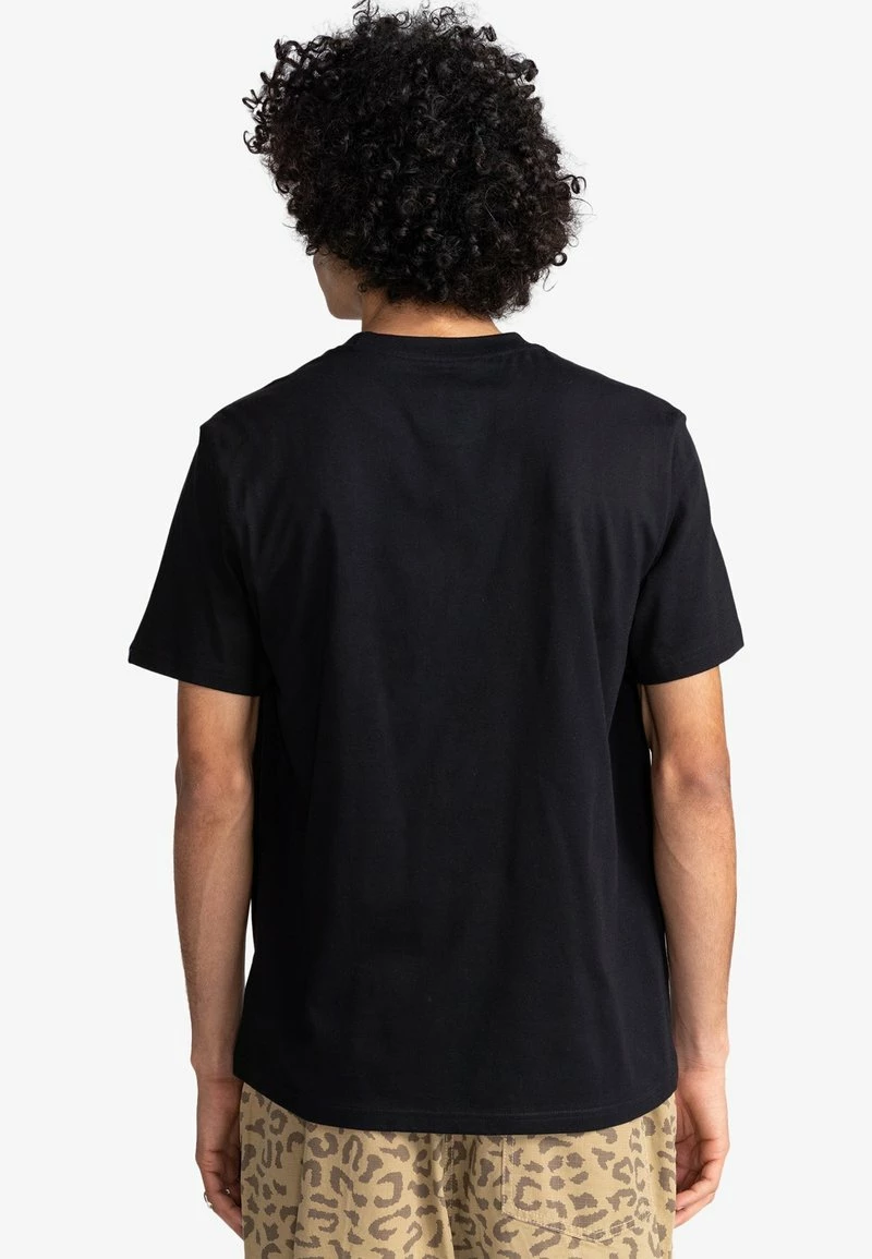 Element MANCHES COURTES T Shirt Imprimé Flint Black Homme â Image 3