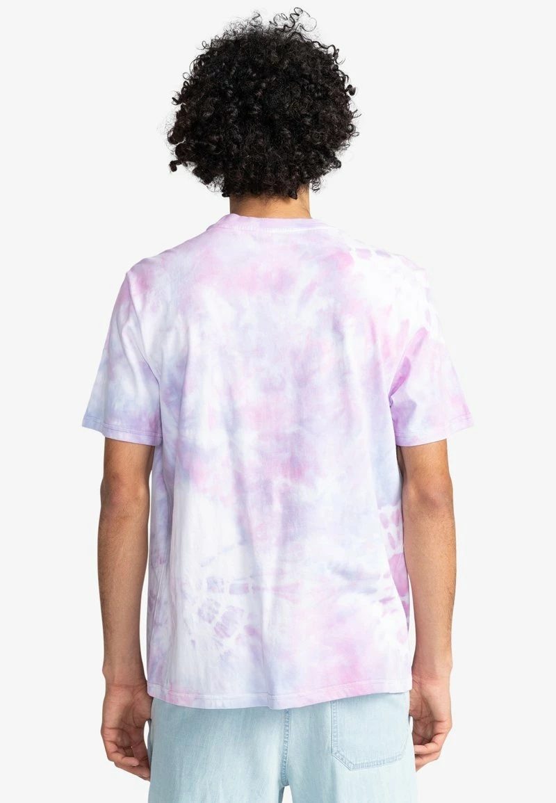 Element Homme KETCH MANCHES COURTES T Shirt Imprimé Tie Dye Purp â Image 3