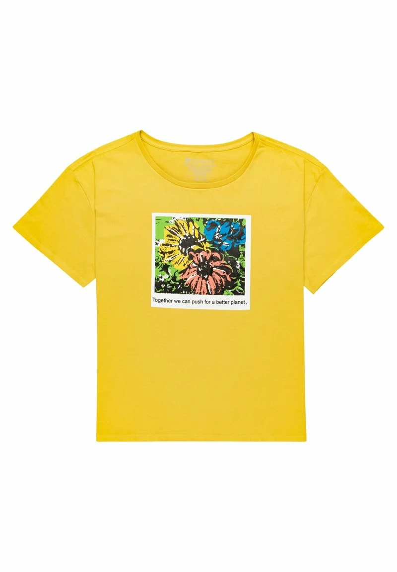 Element TOLUCA T Shirt Imprimé Sauterne Femme â Image 4