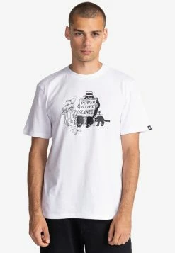 Element Homme T Shirt Imprimé Optic White