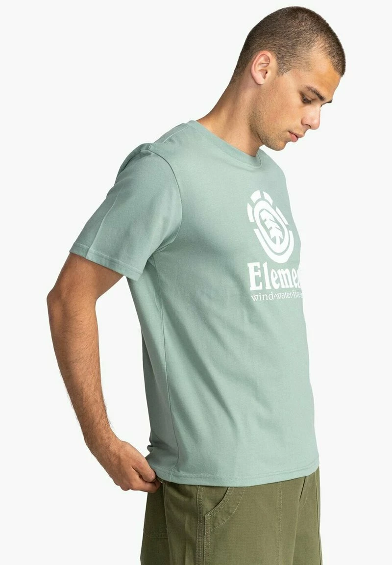 Element Homme VERTICAL T Shirt Imprimé Chinois Green â Image 4