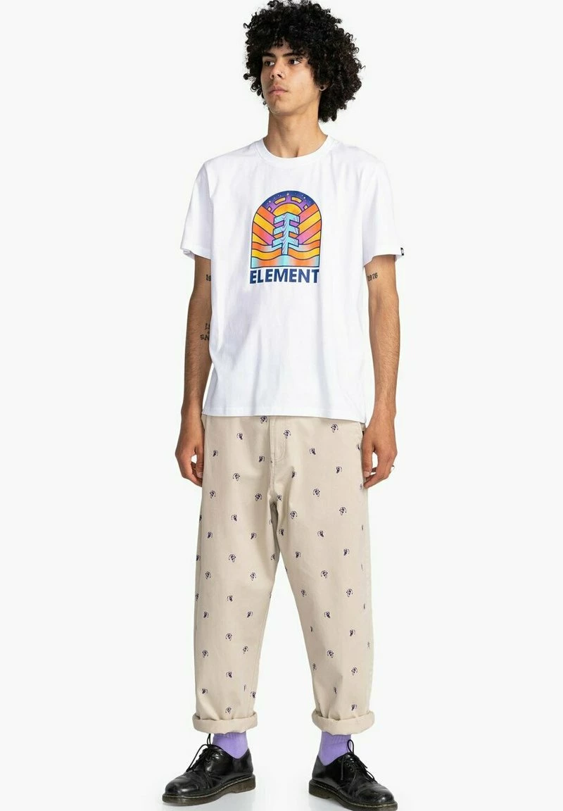 Element ADONIS CSSNELP T Shirt Imprimé Optic White Homme â Image 2