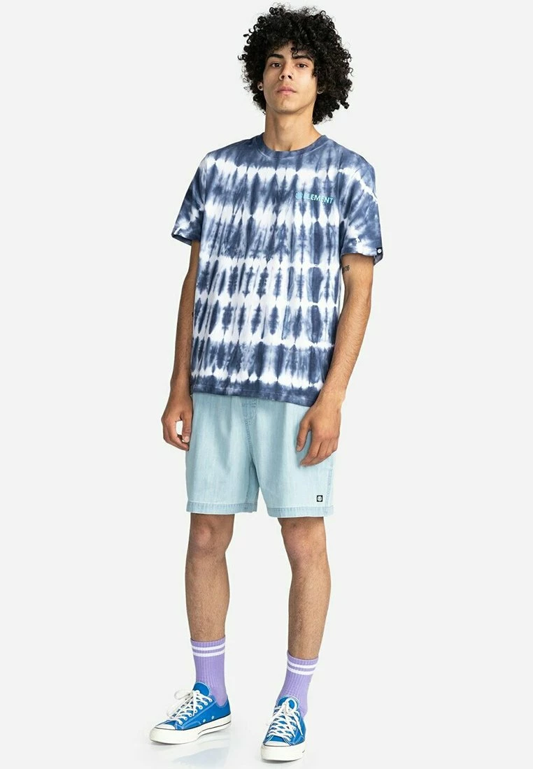 Element MANCHES COURTES T Shirt Imprimé Tie Dye Stripe Homme â Image 2