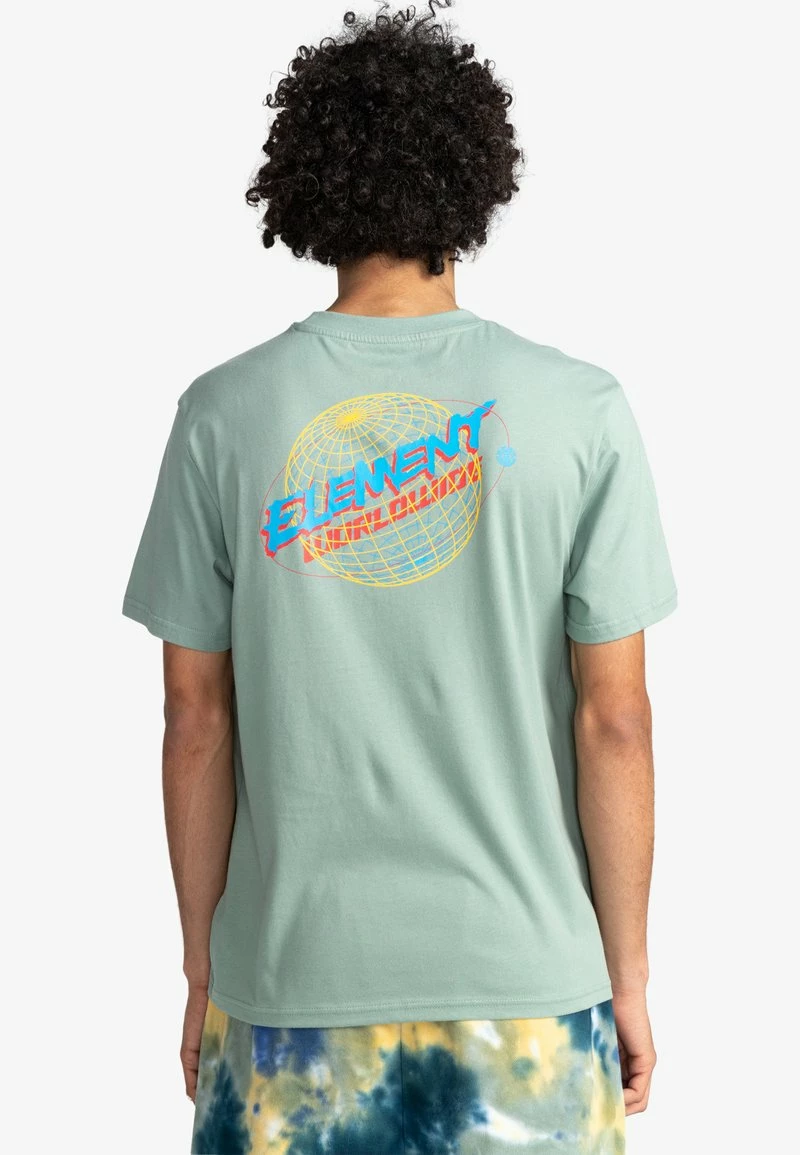 Element Homme WORLDWIDE T Shirt Imprimé Chinois Green â Image 3