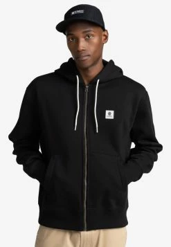 Element Homme RAIN CORNELL Sweat à Capuche Zippé Flint Black