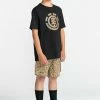 Element T Shirt Imprimé Flint Black Enfant
