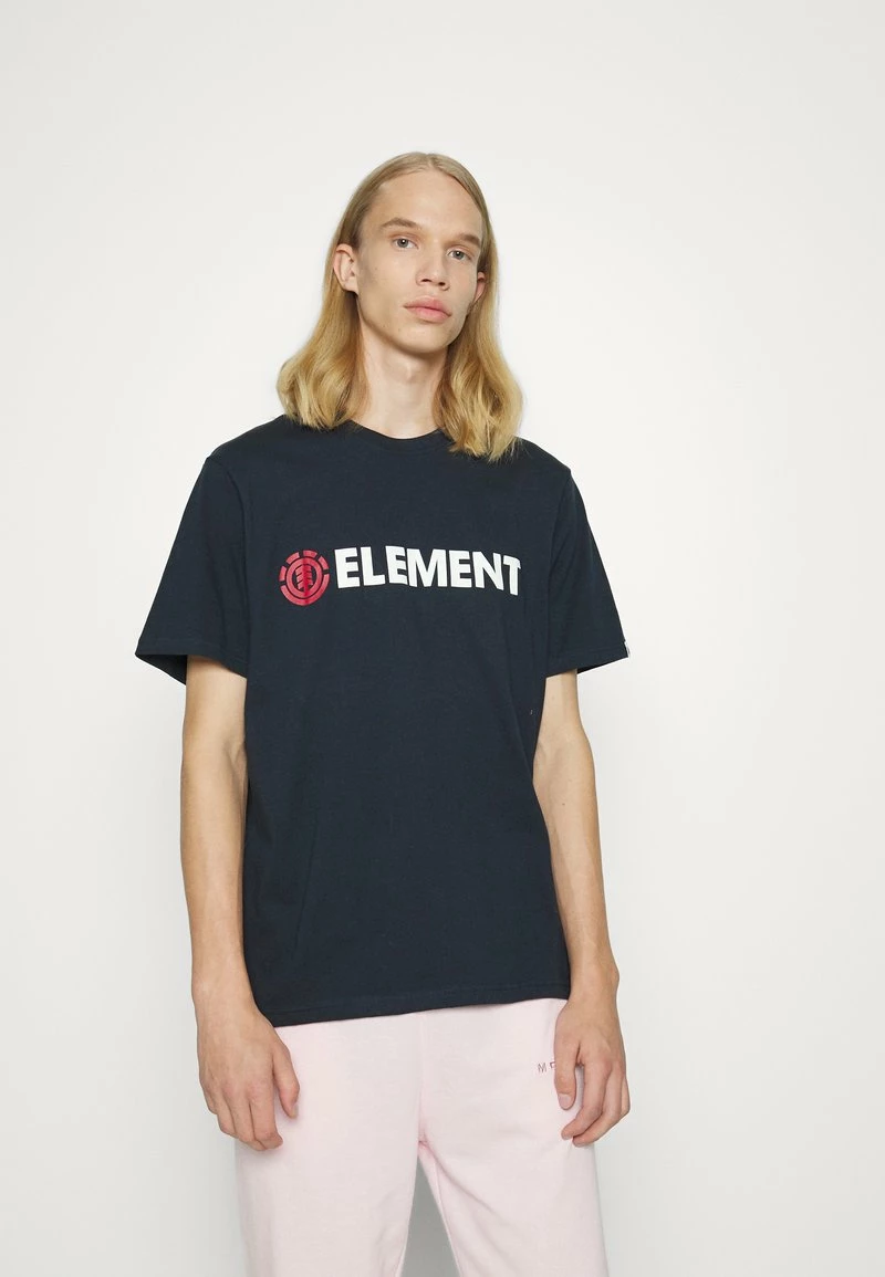 Element BLAZIN T Shirt Imprimé Eclipse Navy Homme