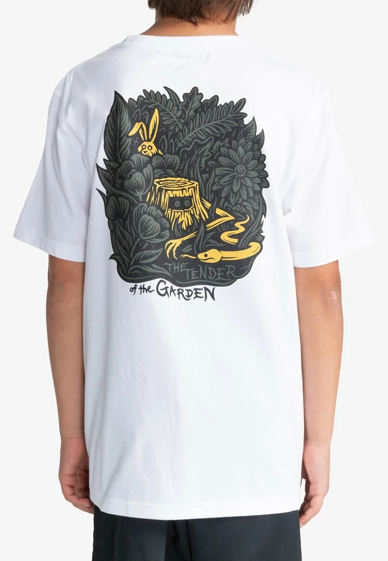 Element MANCHES COURTES T Shirt Imprimé Optic White Enfant â Image 3